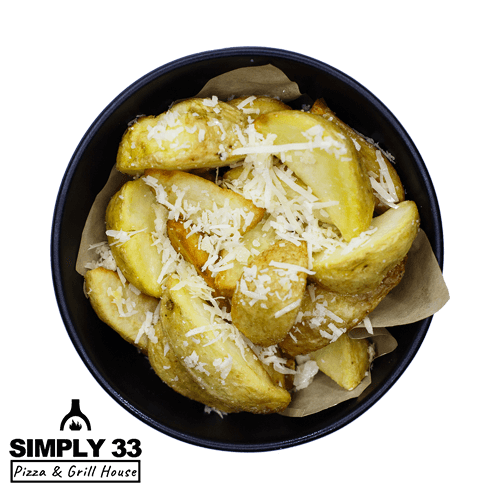 American potatoes with parmesan