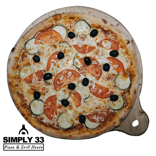 Simply 33 - Vegetariano Zucchini pizza