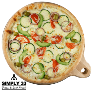 Simply 33 - Vegetarian White pizza