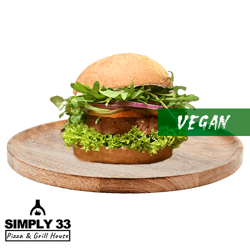 Simply 33 - Green Vegan Burger delivery in Prague