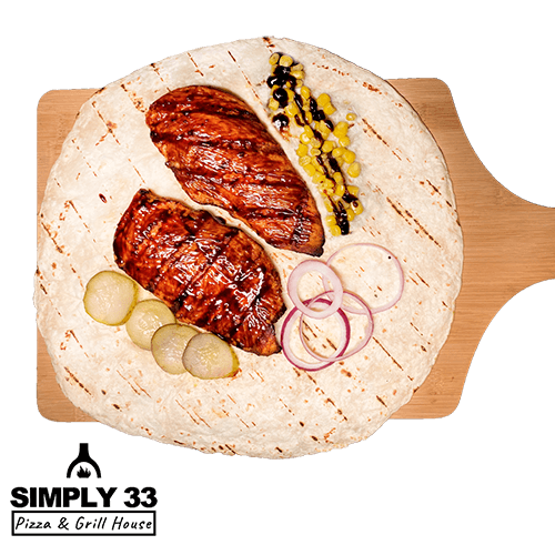 Simply 33 - Grilled chicken breast with BBQ dip