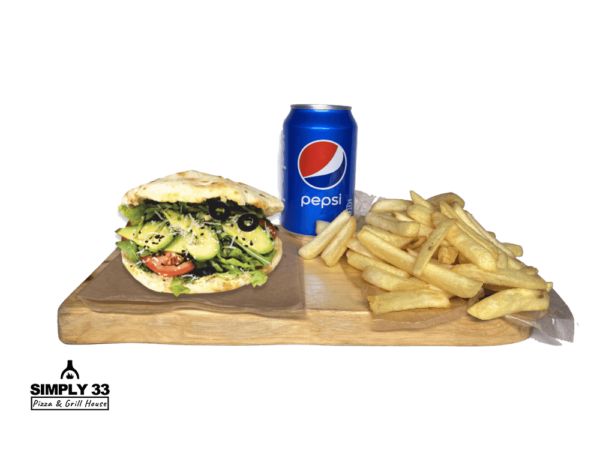 Set Panuzzo Verdura,French Fries, Pepsi 0,33l